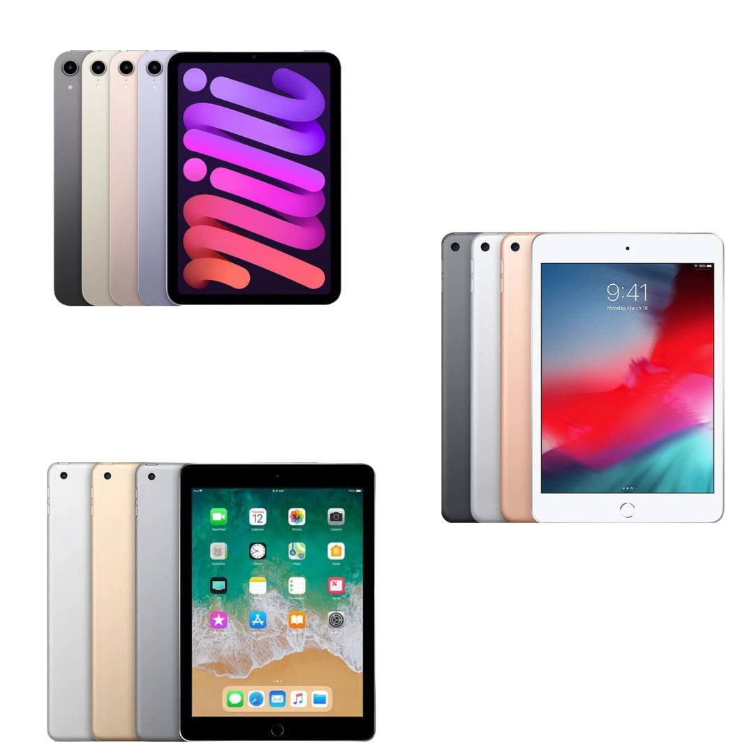 Bundle Deal – iPad Mini 4 (2015), Mini 5 (2019), Mini 6 (2021) Refurbished - Apple refurbished available on IncTablet