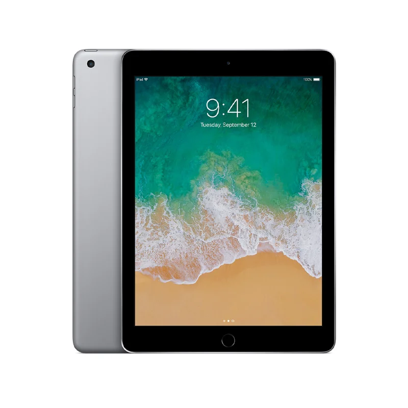 iPad 5th Gen (2017) – 128GB – WiFi – Space Grey – Grade A Refurbished - Apple refurbished available on IncTablet