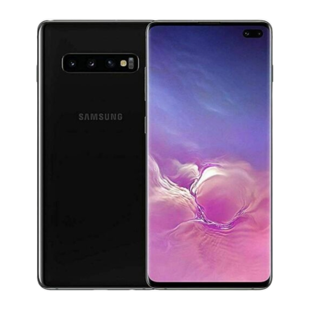 Samsung Galaxy S10 Plus – 128GB – Prism Black – Grade B Refurbished - Samsung refurbished available on IncTablet