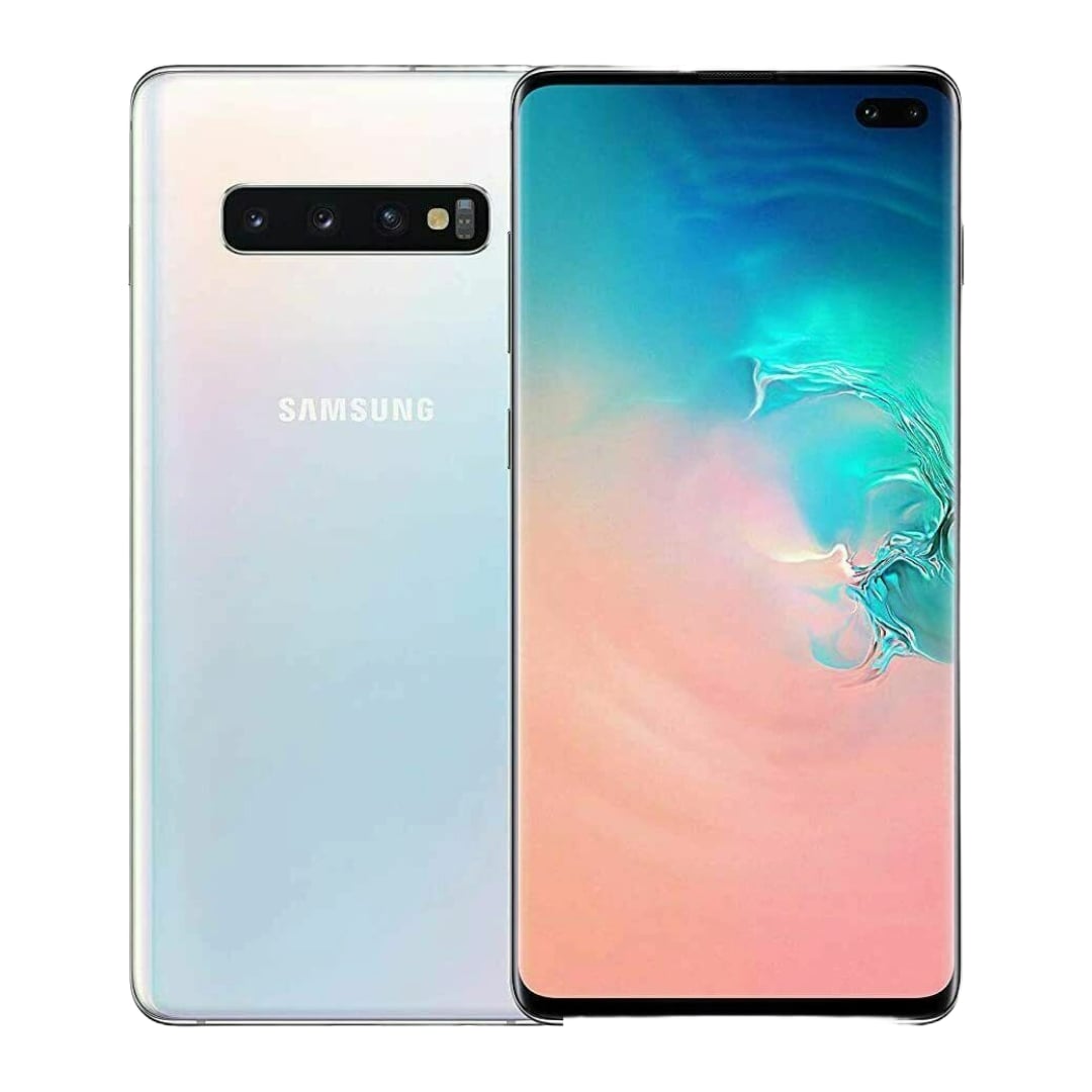 Samsung Galaxy S10 Plus – 128GB – Prism White – Grade C Refurbished - Samsung refurbished available on IncTablet